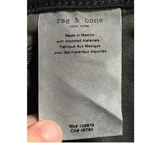 Rag & Bone Jeans High rise skinny dark blue size 24 - Picture 8 of 8